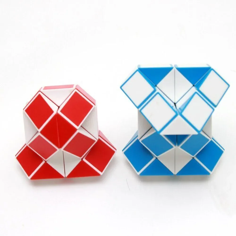 Lot of 2 Magic Rule Snake 3D puzzle gam Cube Twist Transformable‎ Kid Puzzle